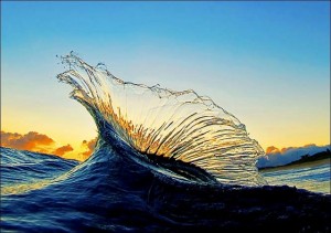 beautiful wave photo