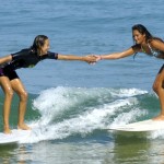 longboard girls tow in