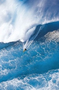 Real aerial surf photo
