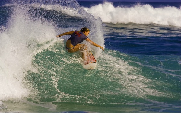 Erica Hosseini Surfing Surfer Dad