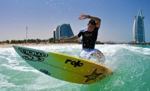 Surfing Dubai