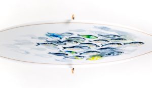 The Surfboard - Cornish Sardines by Kurt Jackson