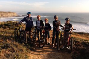 Ericeira mountain biking with family